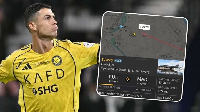 Úprk před válkou se týká i Ronalda. Jak si fotbalová hvězda zařídila cestu z Rijádu Úprk před válkou se týká i Ronalda. Jak si fotbalová hvězda zařídila cestu z Rijádu