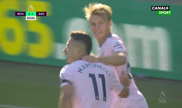SESTŘIH: Bournemouth - Arsenal 0:3. Kladiváři smetli nováčka, zářil Ödegaard