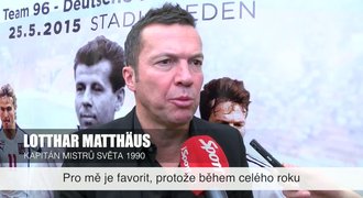 Neuer je skvělý. Favoritem na Zlatý míč je ale Ronaldo, říká Matthäus