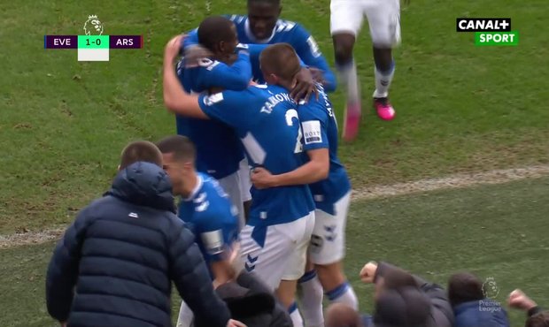 SESTŘIH: Everton - Arsenal 1:0. Sestupem ohrožení domácí překvapili lídra tabulky