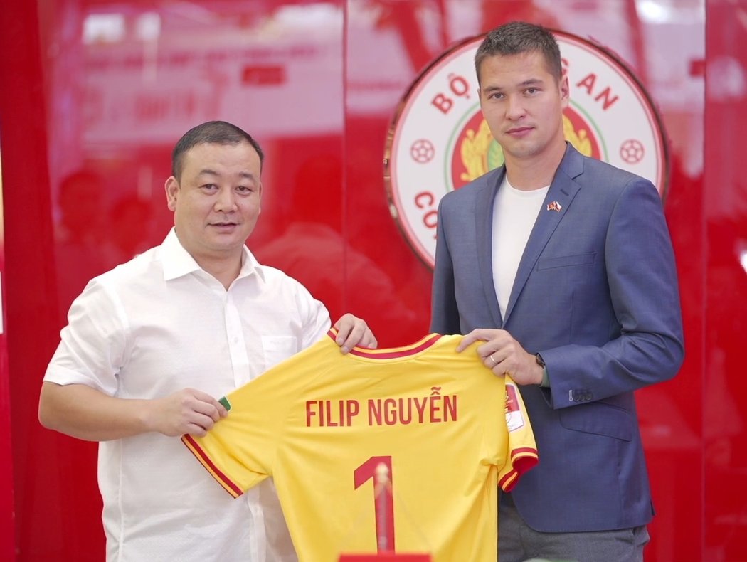 Filip Nguyen po přestupu do Vietnamu
