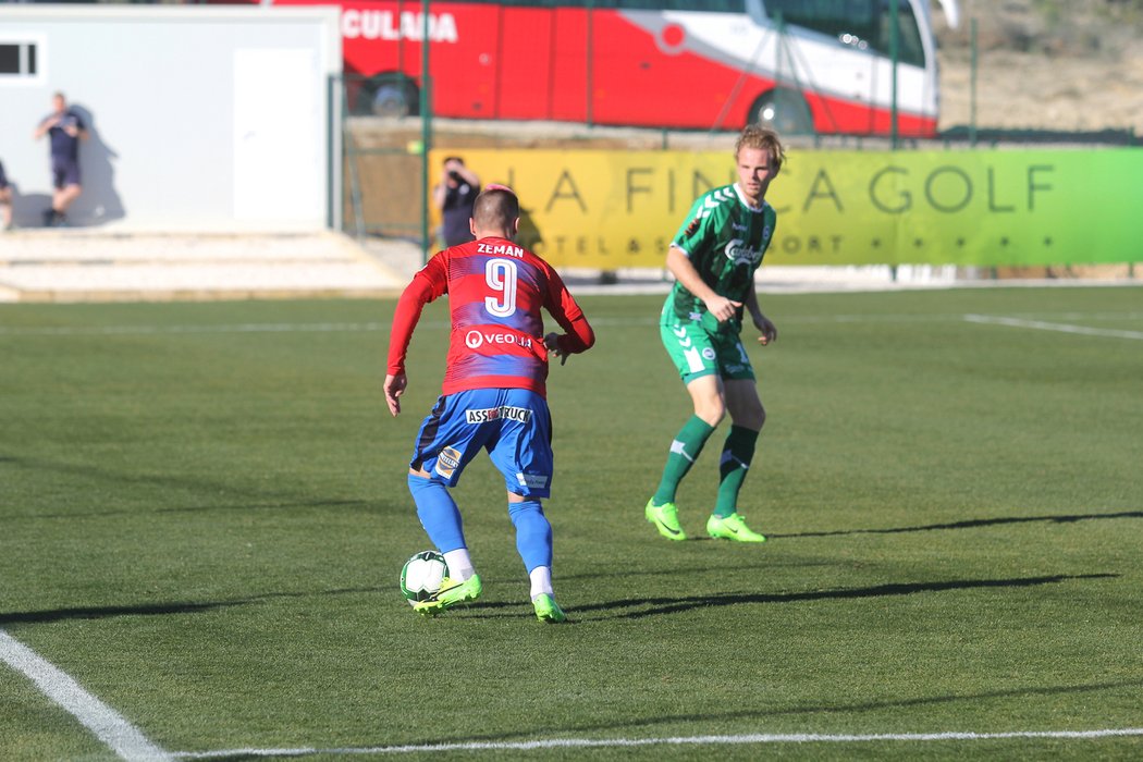 Plzeňský záložník Martin Zeman patřil proti Odense k nejlepším hráčům