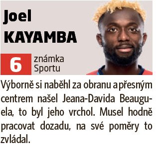 Joel Kayamba musel hodně pracovat dozadu