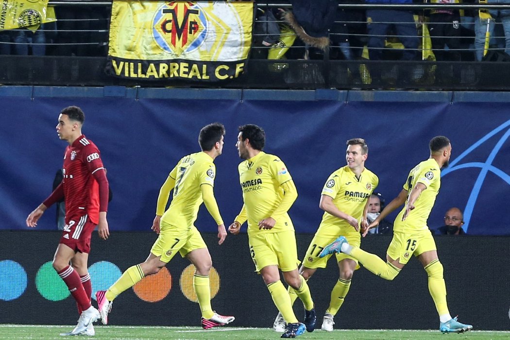 Fotbalisté Villarrealu v úvodním zápase čtvrtfinále Ligy mistrů porazili Bayern 1:0