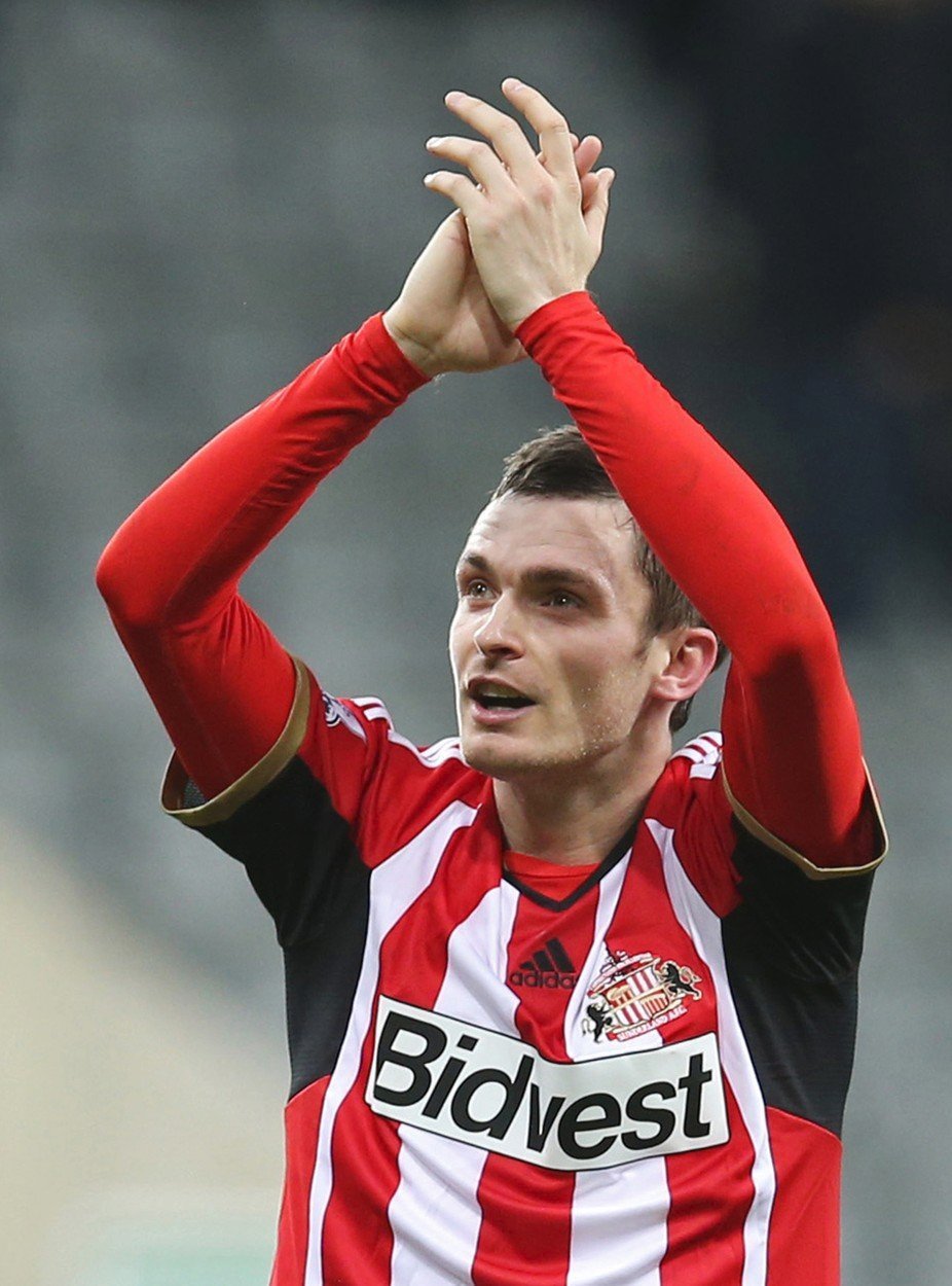 Adam Johnson v dresu Sunderlandu