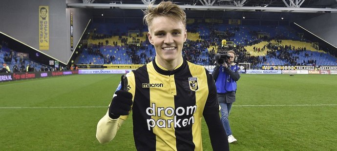 Norský talent Martin Ödegaard nyní hostuje v nizozemském Vitesse Arnhem