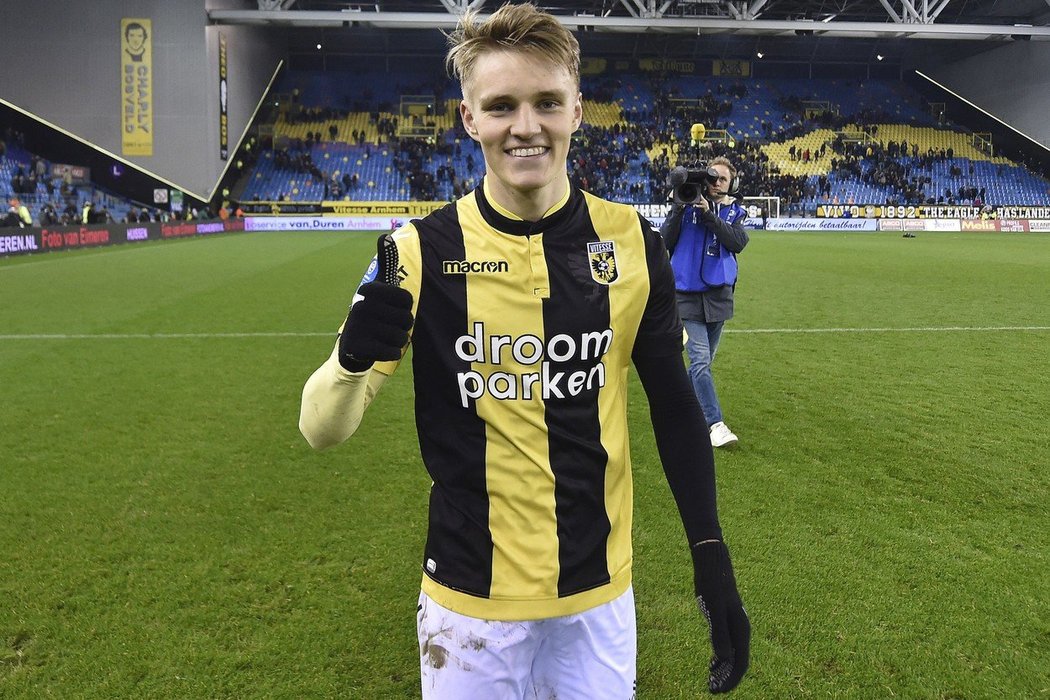 Norský talent Martin Ödegaard nyní hostuje v nizozemském Vitesse Arnhem