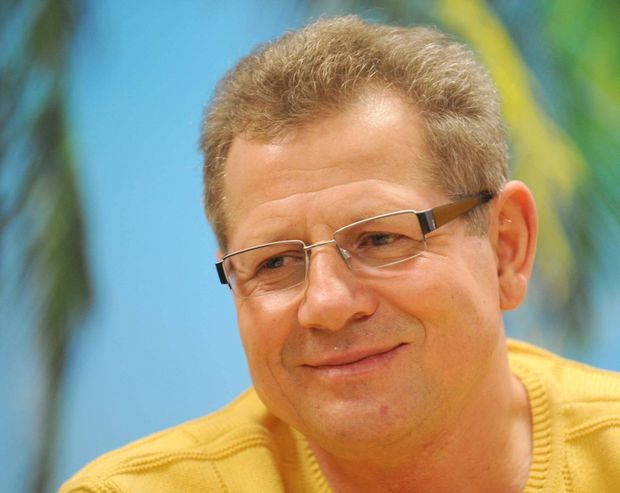 Vlastimil Petržela na tiskové konferenci Vlastimil Petržela na tiskové konferenci
