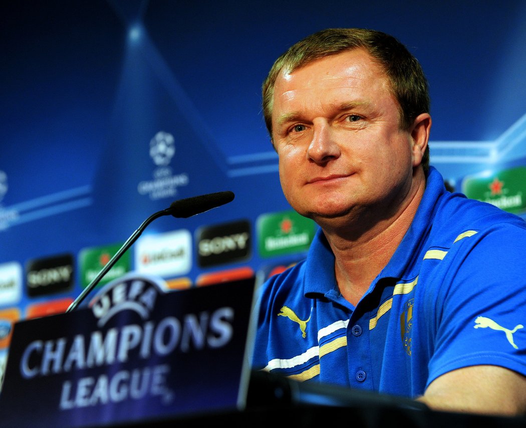 Pavel Vrba před utkáním s Kodaní