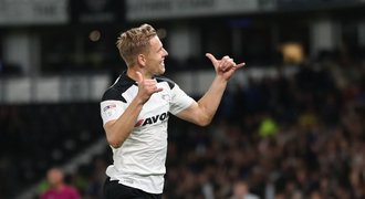 Vydra skóroval z penalty, Derby však v Bristolu prohrálo