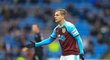 Český útočník Burnley Matěj Vydra během utkání anglické Premier League