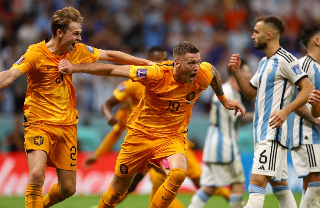 Weghorstova euforie po trefě proti Argentině