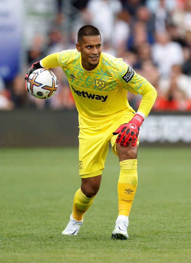 Alphonse Areola v dresu West Hamu Alphonse Areola v dresu West Hamu