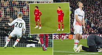 West Ham nedal penaltu, ale… Van Dijk škodil. Součkova smůla i zlepšení