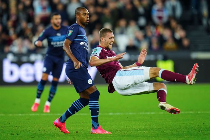 West Ham - Manchester City 1:0 po pen. Konec šňůry hostů v poháru West Ham - Manchester City 1:0 po pen. Konec šňůry hostů v poháru