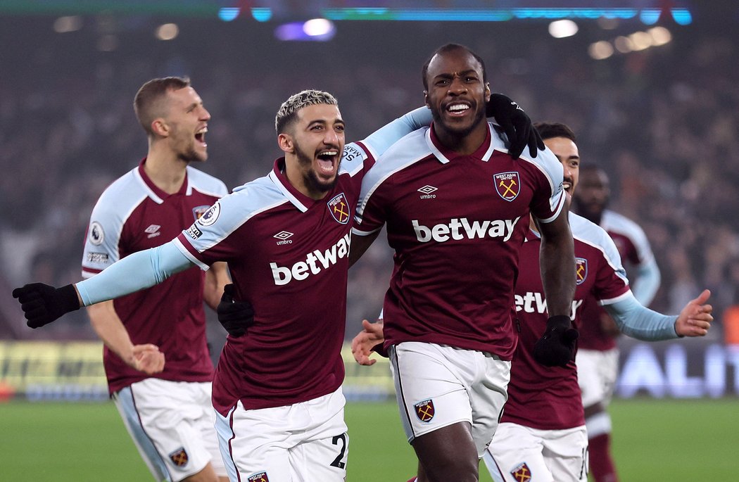 Michail Antonio slaví vyrovnání