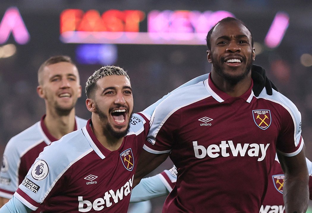 Michail Antonio slaví vyrovnání