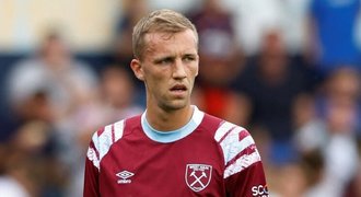 Souček se opět trefil. West Ham ale v nastavení přišel o výhru, hrál i Coufal