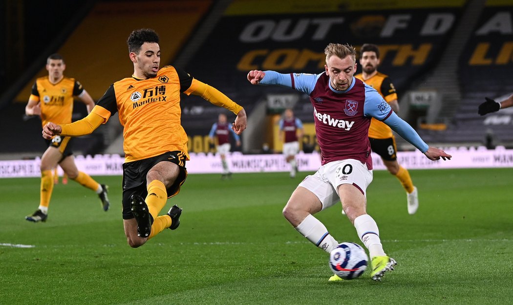 Třetí gól WHU vstřelil Jarod Bowen