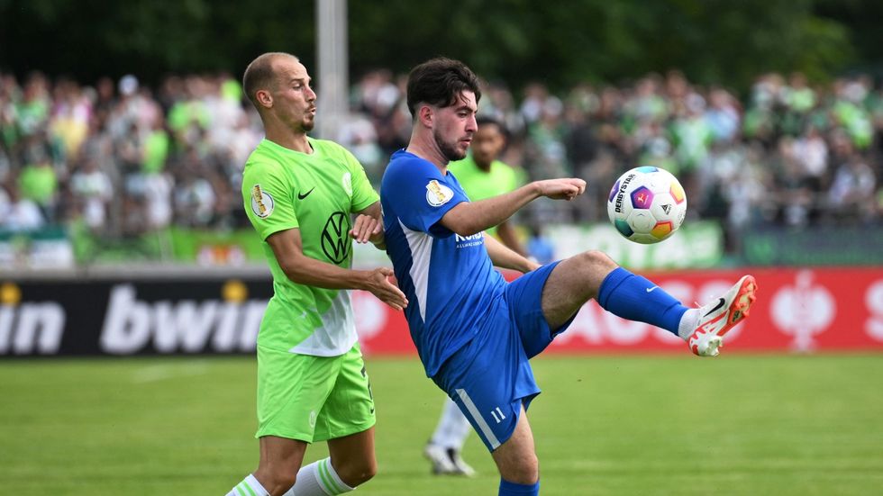 Václav Černý v prvním ostrém startu za Wolfsburg