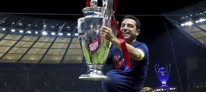 Xavi ovládl s Barcelonou hned čtyřikrát Ligu mistrů