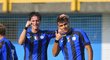 Fotbalisté Interu U19 slaví gól proti Plzni