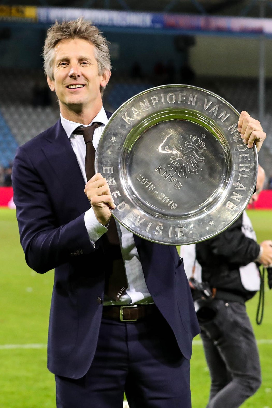 Ředitel Ajaxu a bývalý brankář Edwin Van der Sar