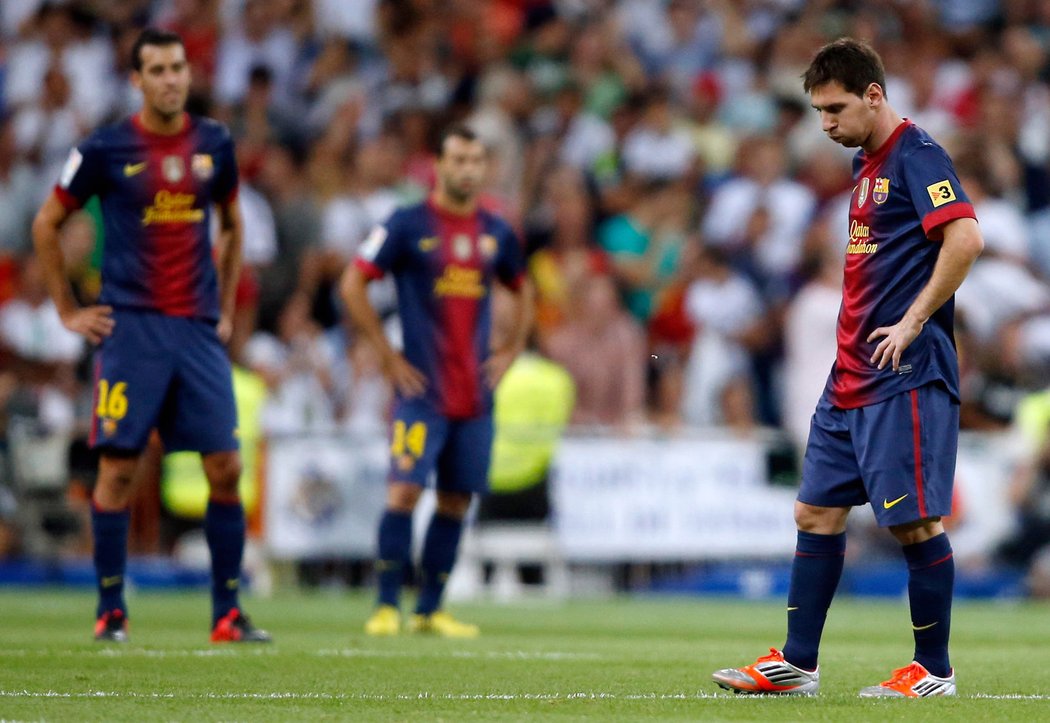 Smutek Barcelony. V odvetě španělského Superpoháru hráči katalánského týmu nestačili na Real. Ten se může radovat z další trofeje