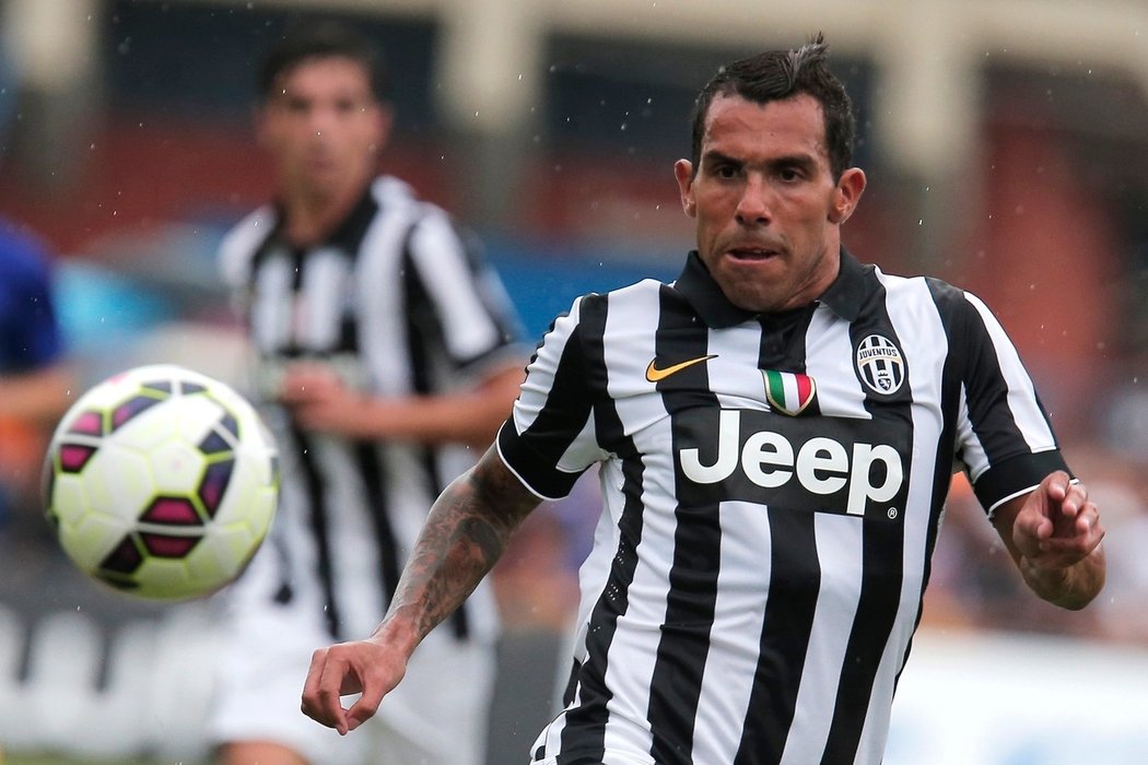 Carlos Tévez v dresu Juventusu