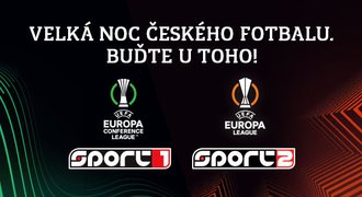 Hvězdný fotbalový čtvrtek na Sport1 a Sport2