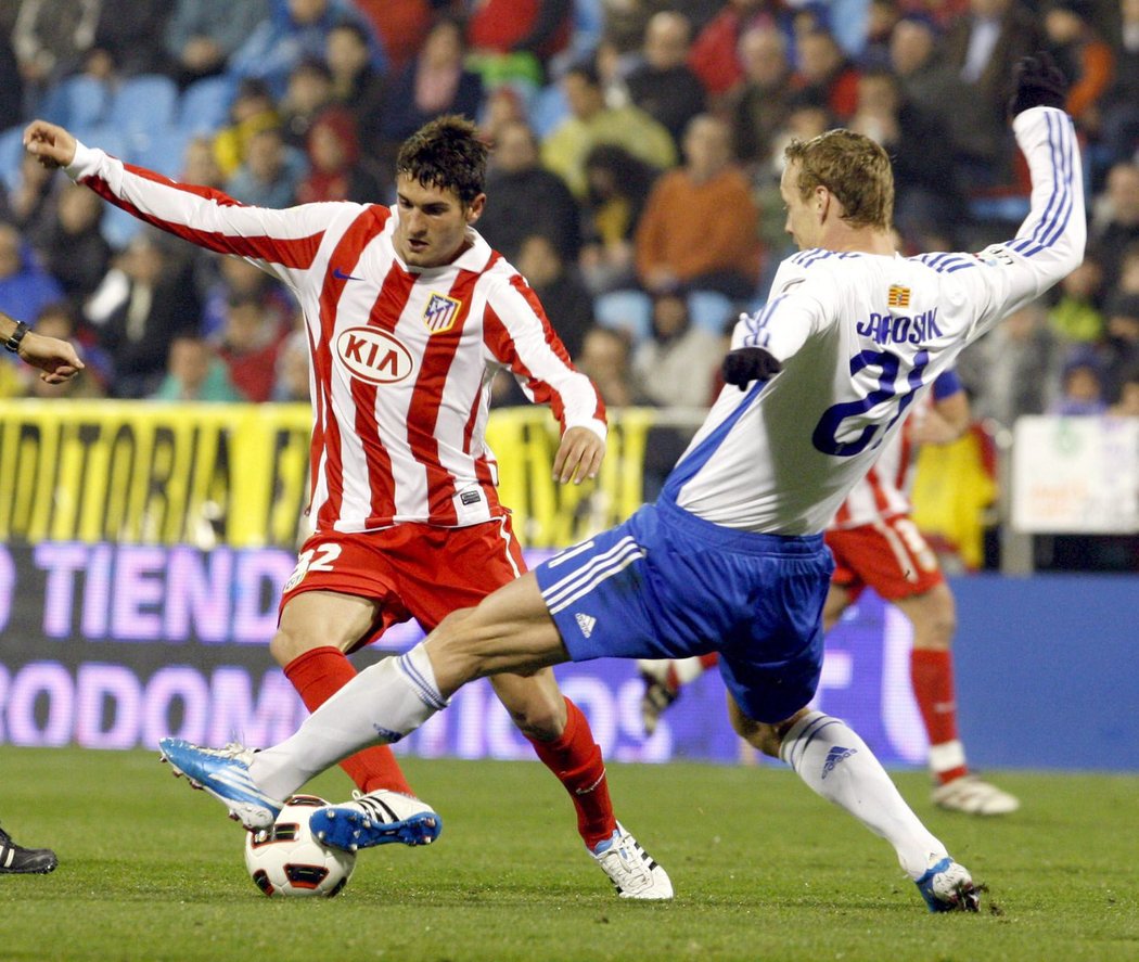 Jiří Jarošík (na snímku) byl na hřišti při prohře Zaragozy s Atletikem Madrid