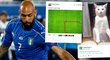 Italský útočník Simone Zaza nedal penaltu a stal se terčem posměšných vtípků