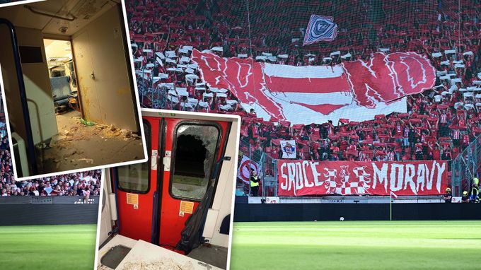 Hořká cesta do Brna: fans Zbrojovky zničili vlak, předtím je policie nahnala do kolejí Hořká cesta do Brna: fans Zbrojovky zničili vlak, předtím je policie nahnala do kolejí