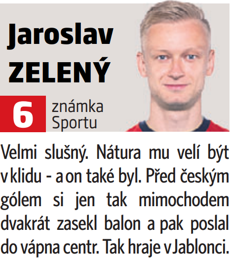 Jaroslav Zelený proti Walesu