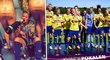 Fotbalistky Brondby Kodaň ukázaly na oslavu double své zadečky