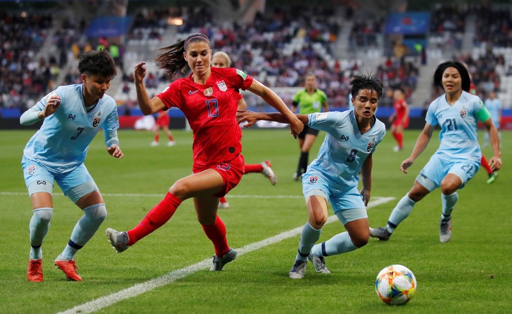 Americká útočnice Alex Morganová patří mezi největší hvězdy ženského fotbalu posledních let