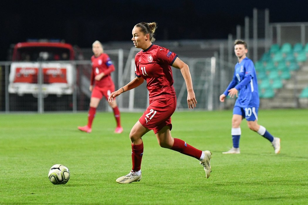 České fotbalistky porazily v kvalifikaci ME Ázerbájdžán 3:0