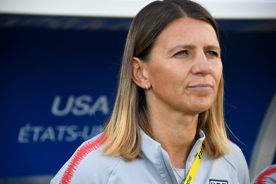 Jitka Klimková jako trenérka americké dvacítky na mistrovství světa