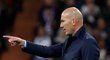 Trenér Realu Madrid Zinedine Zidane v odvetném utkání čtvrtfinále Ligy mistrů s Juventusem