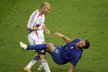 Takto Zidane složil Itala Materazziho