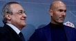 Prezident Realu Florentino Pérez a trenér Zinedine Zidane