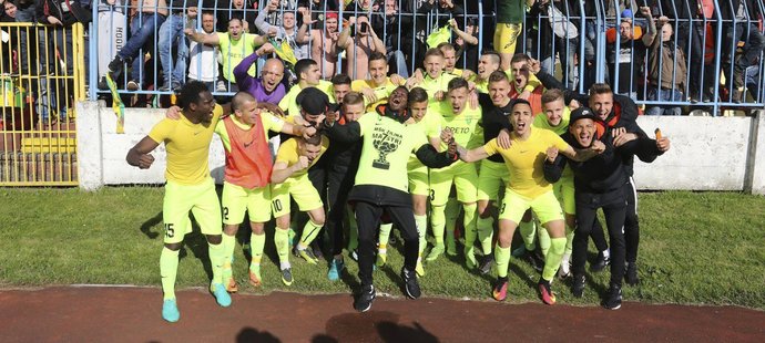 Fotbalisté Žiliny slaví titul ve slovenské fotbalové lize