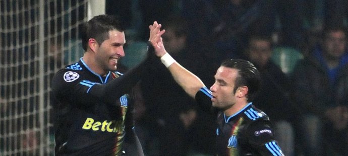 Radost hráčů Marseille.