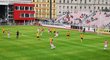 Utkání druhé fotbalové ligy mezi Viktorií Žižkov a Baníkem Sokolov