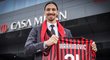 Švédský útočník Zlatan Ibrahimovic při svém návratu do AC Milán