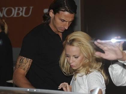 Zlatan Ibrahimovic s manželkou Helenou Segerovou.