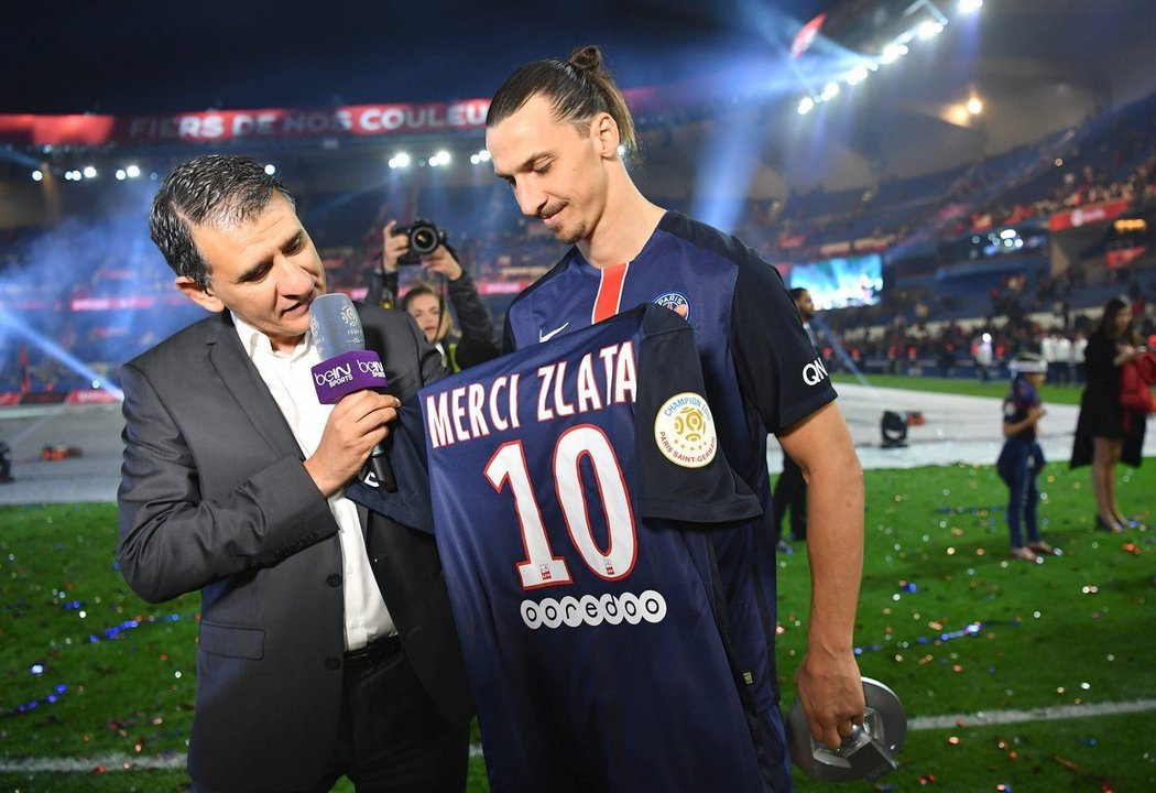 Zlatan Ibrahimovic se loučil s PSG jako ikona