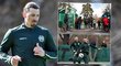 Švédský útočník Zlatan Ibrahimovic během tréninku v Hammarby, kde vlastní podíl