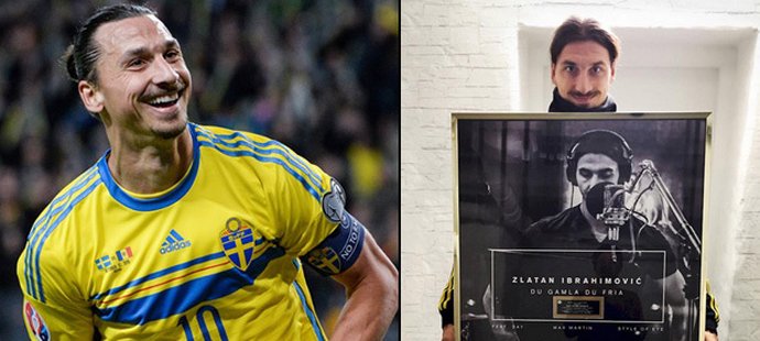Zlatan dostal zlatou desku za svou verzi švédské hymny