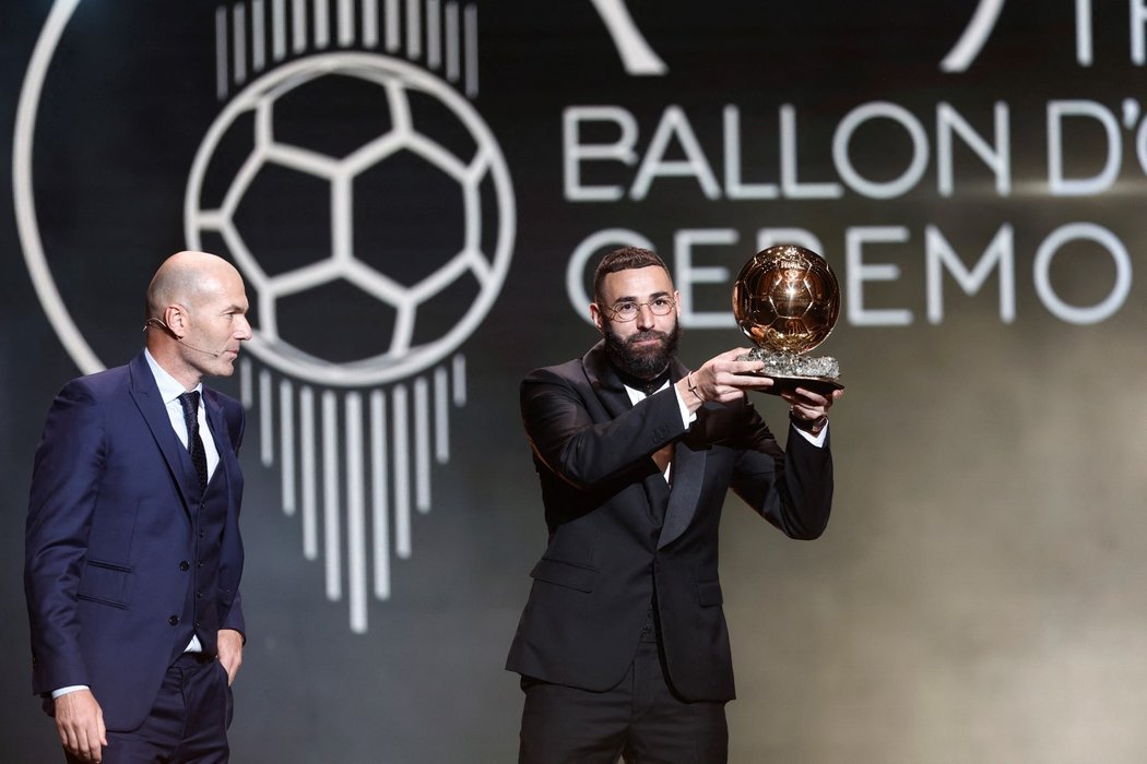 Karim Benzema převzal Zlatý míč